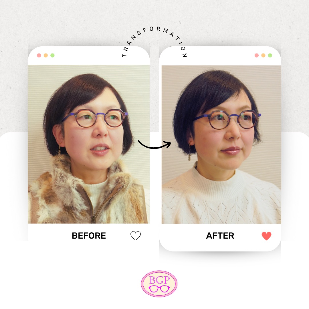 メガネメイク40代